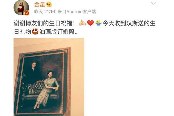 金星復(fù)婚穿潔白婚紗和老公舉辦婚禮，金星漢斯離婚原因曝光(3)